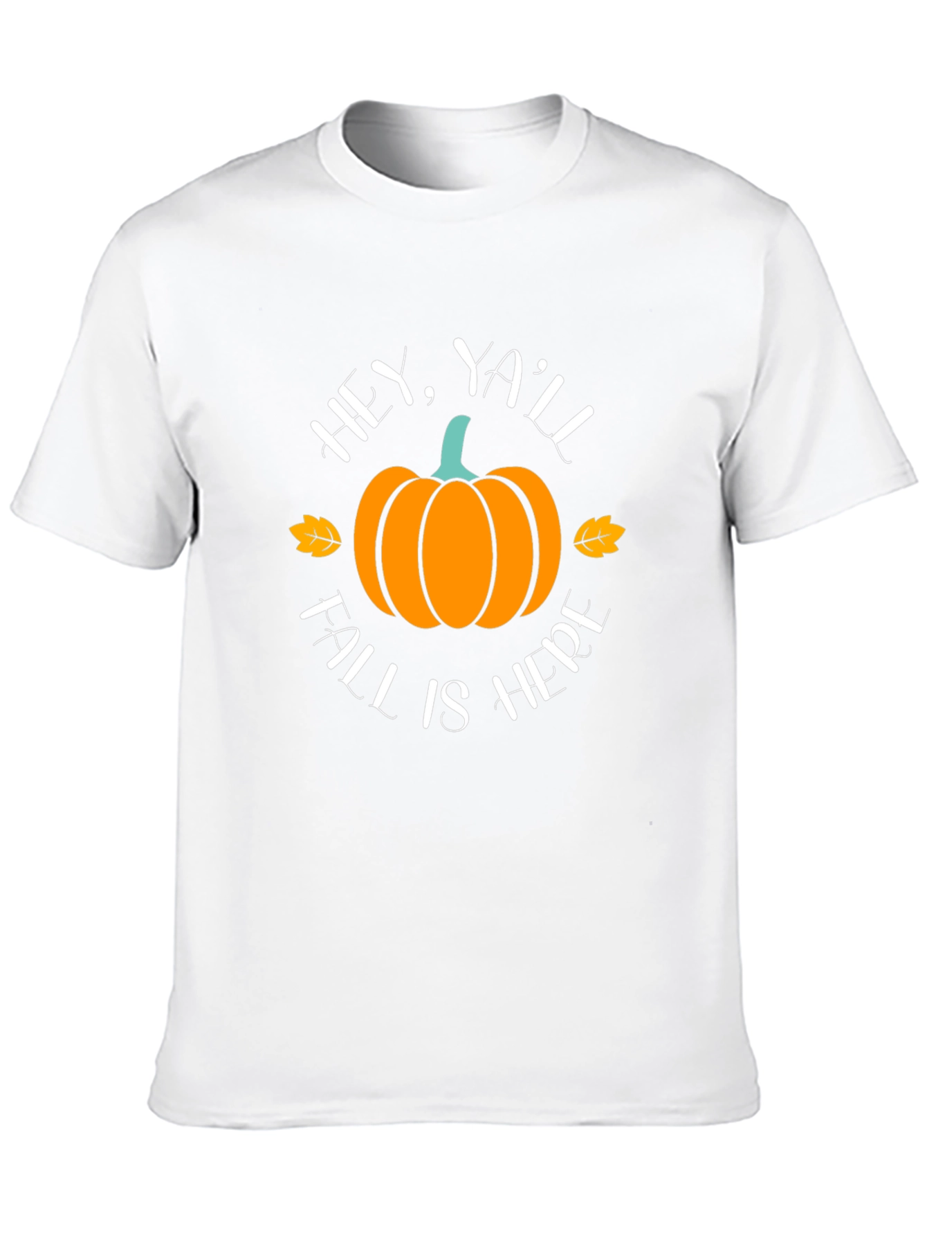 Hey Yall Fall Is Here Pumpkin T-Shirt