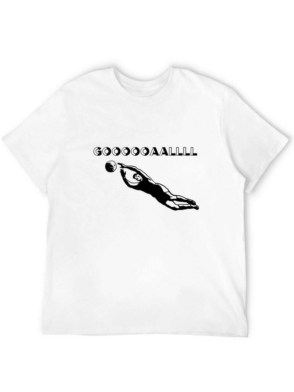 GOOOOAALLLL Graphic T-Shirt - Black