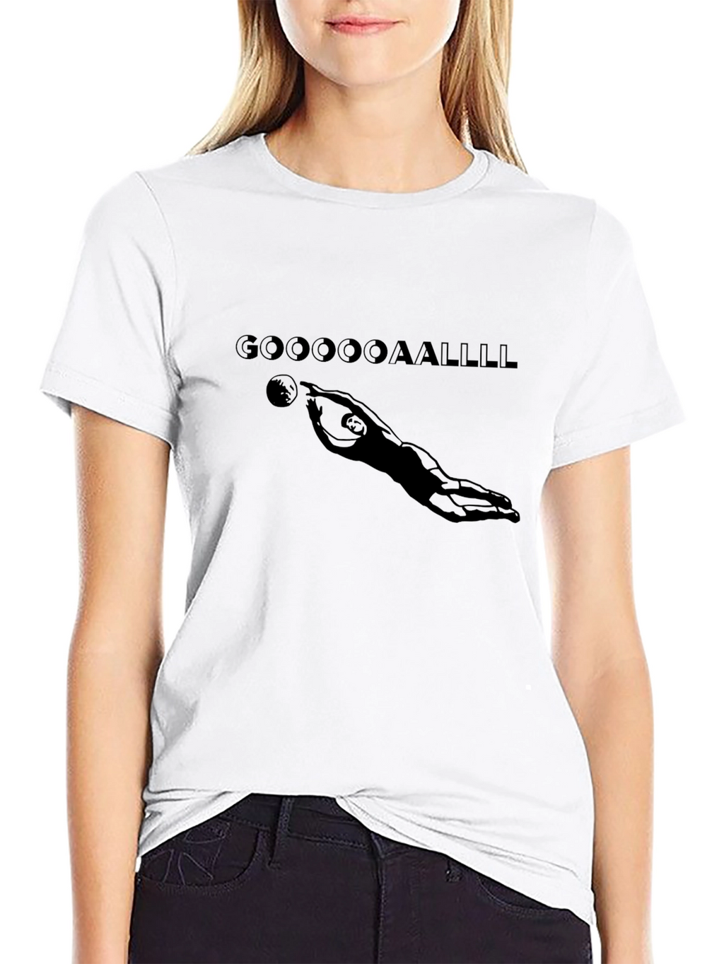GOOOOAALLLL Graphic T-Shirt - Black