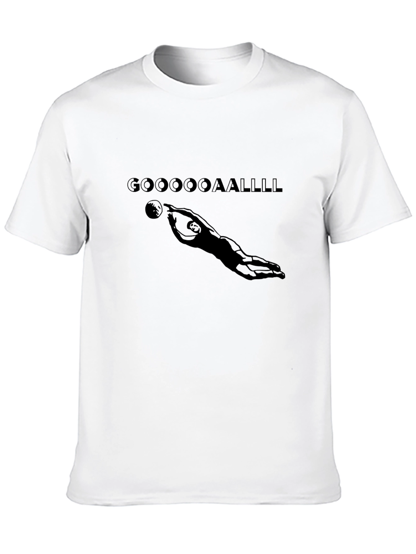 GOOOOAALLLL Graphic T-Shirt - Black