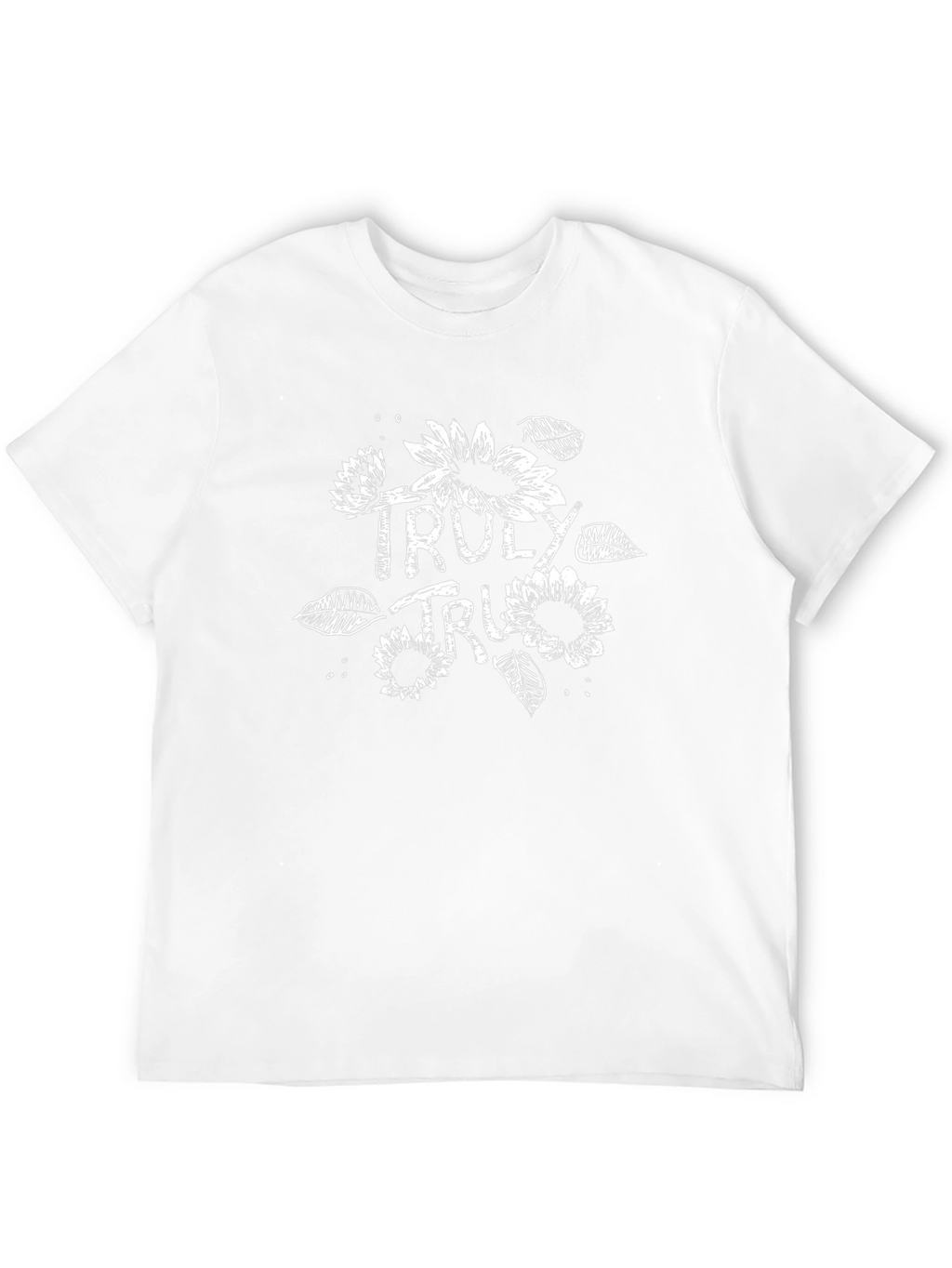 Truly True Floral Graphic T-Shirt - Black