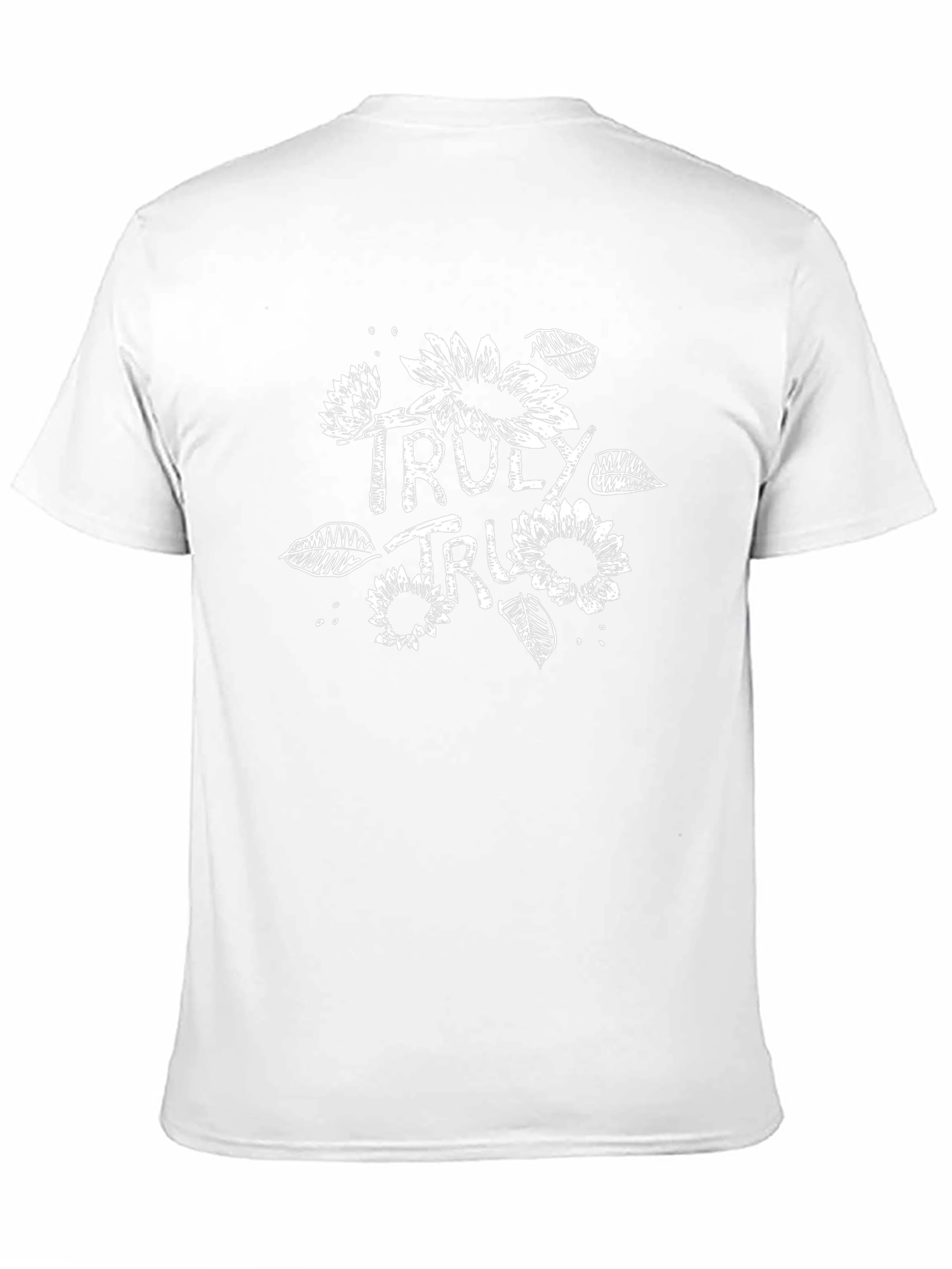 Truly True Floral Graphic T-Shirt - Black