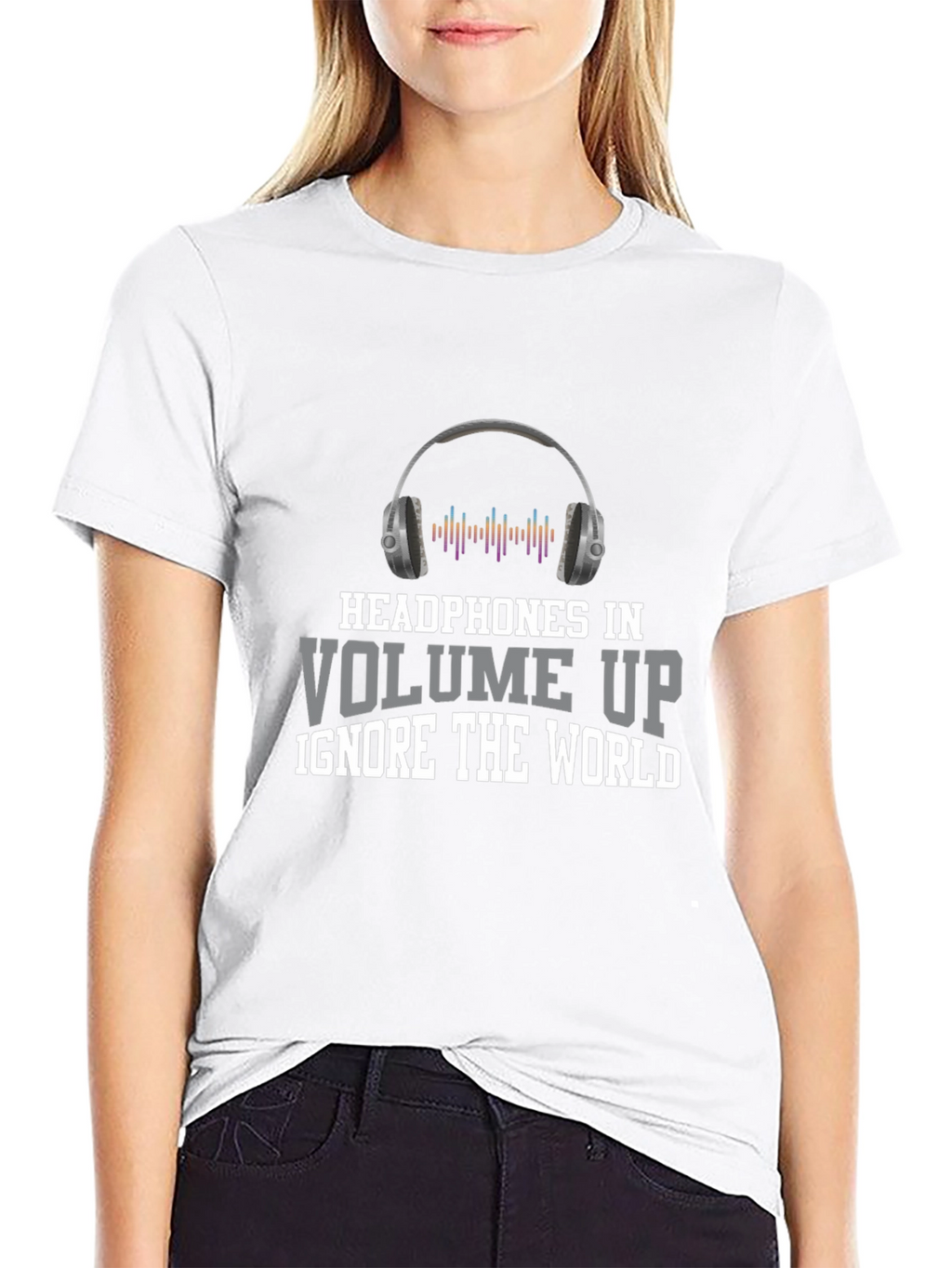 Headphones In Volume Up T-Shirt