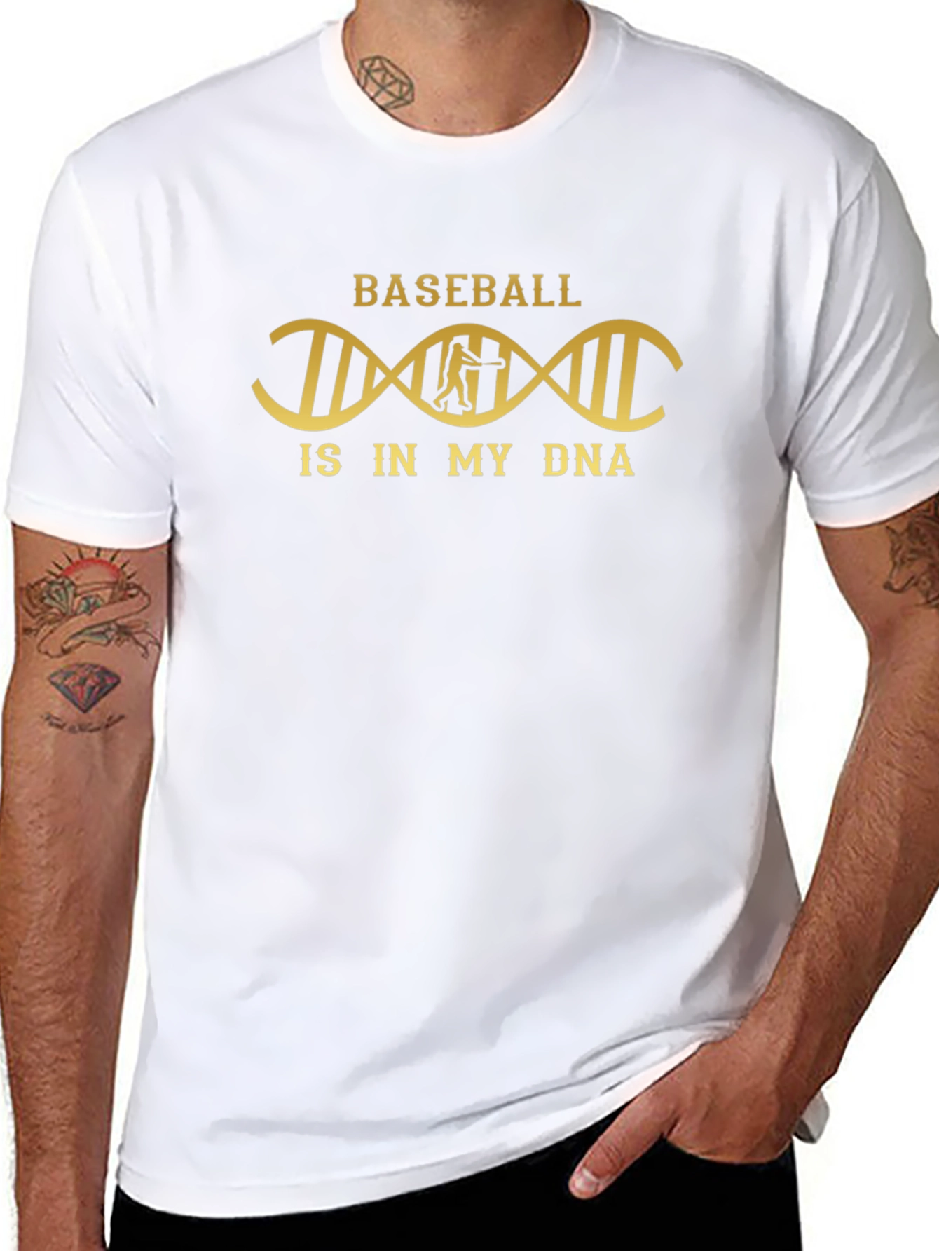 Baseball DNA Graphic T-Shirt
