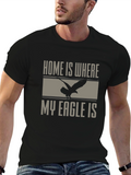Home is Where My Eagle Is Graphic Tee