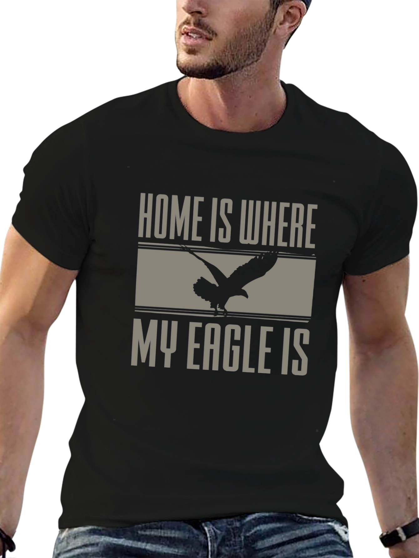 Home is Where My Eagle Is Graphic Tee