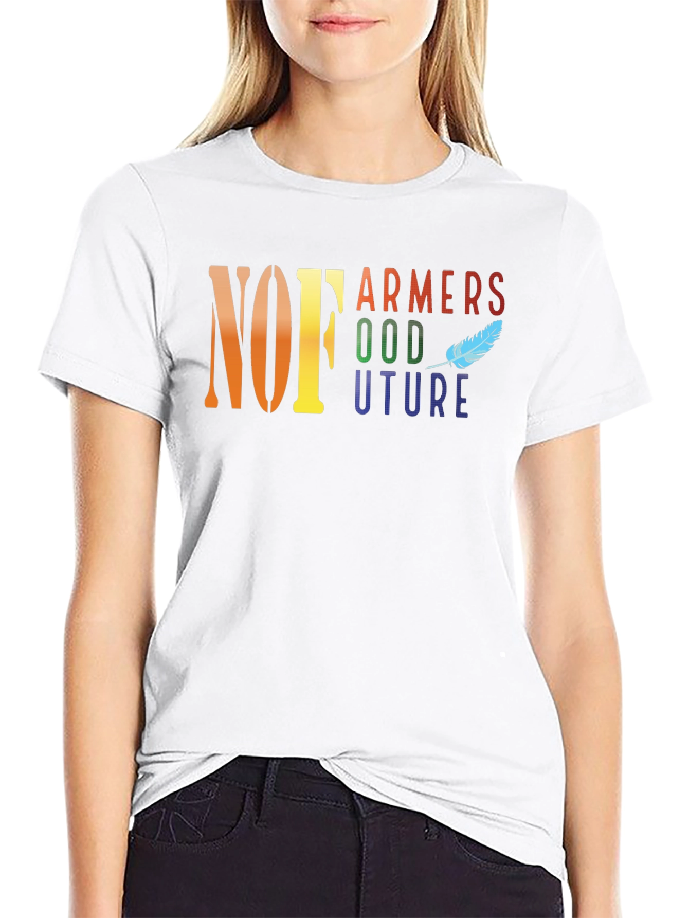 NOFA Farmers Future Black Graphic T-Shirt