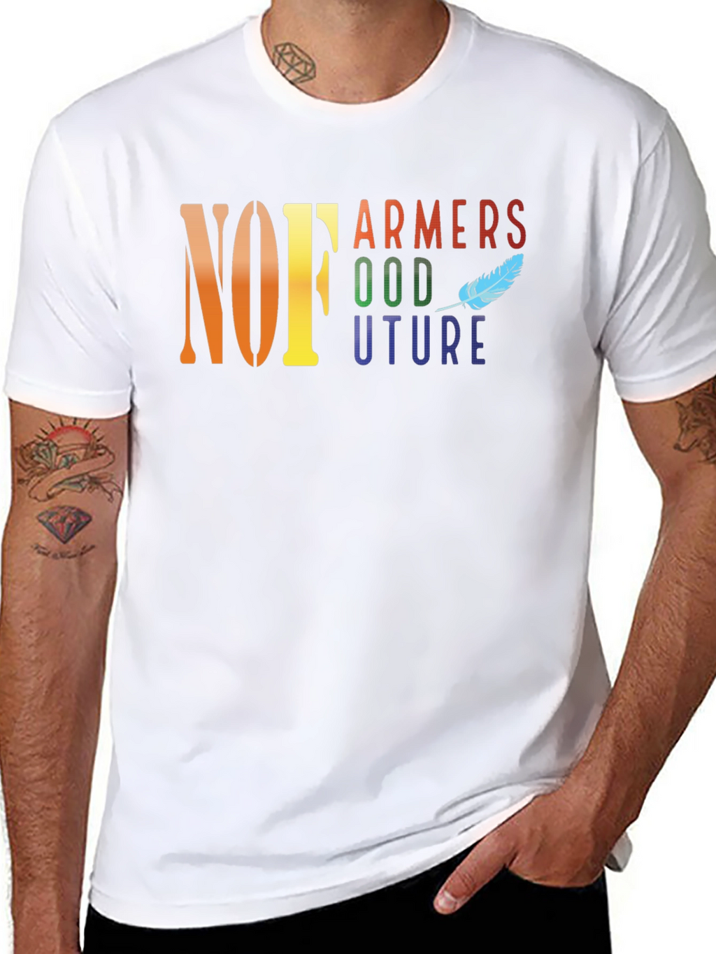 NOFA Farmers Future Black Graphic T-Shirt