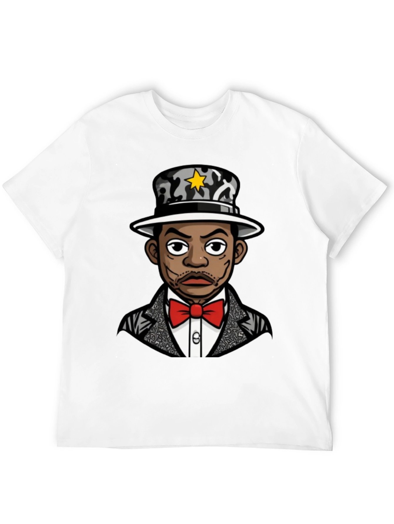 Cool Cartoon Character Black T-Shirt