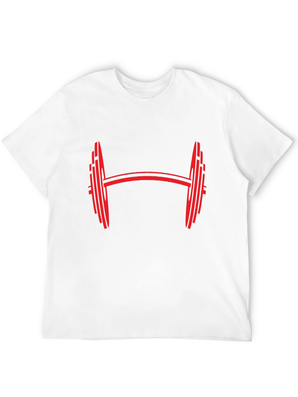 Barbell Graphic Tee - Black Gym Shirt