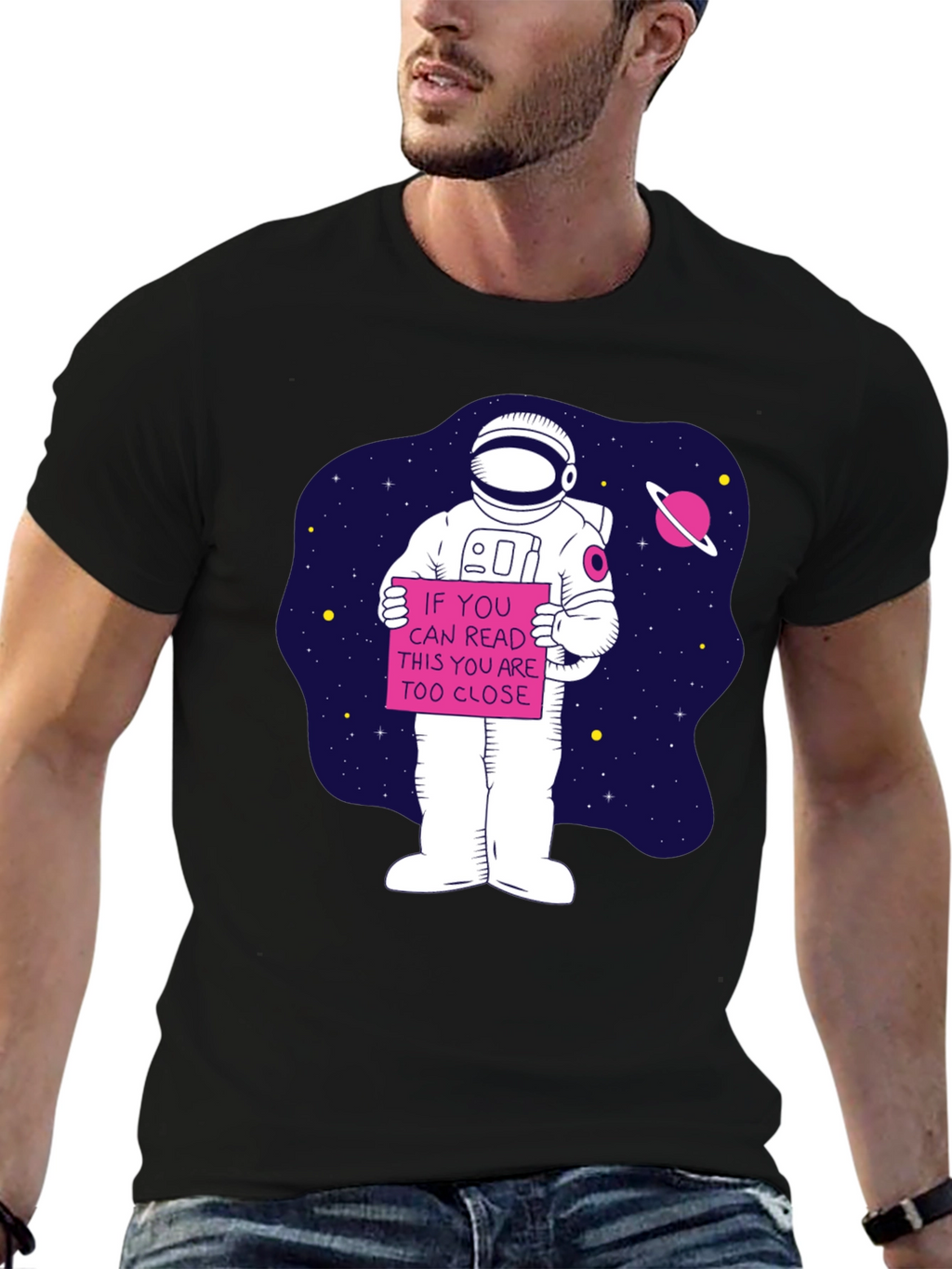 Social Distance Astronaut T-Shirt