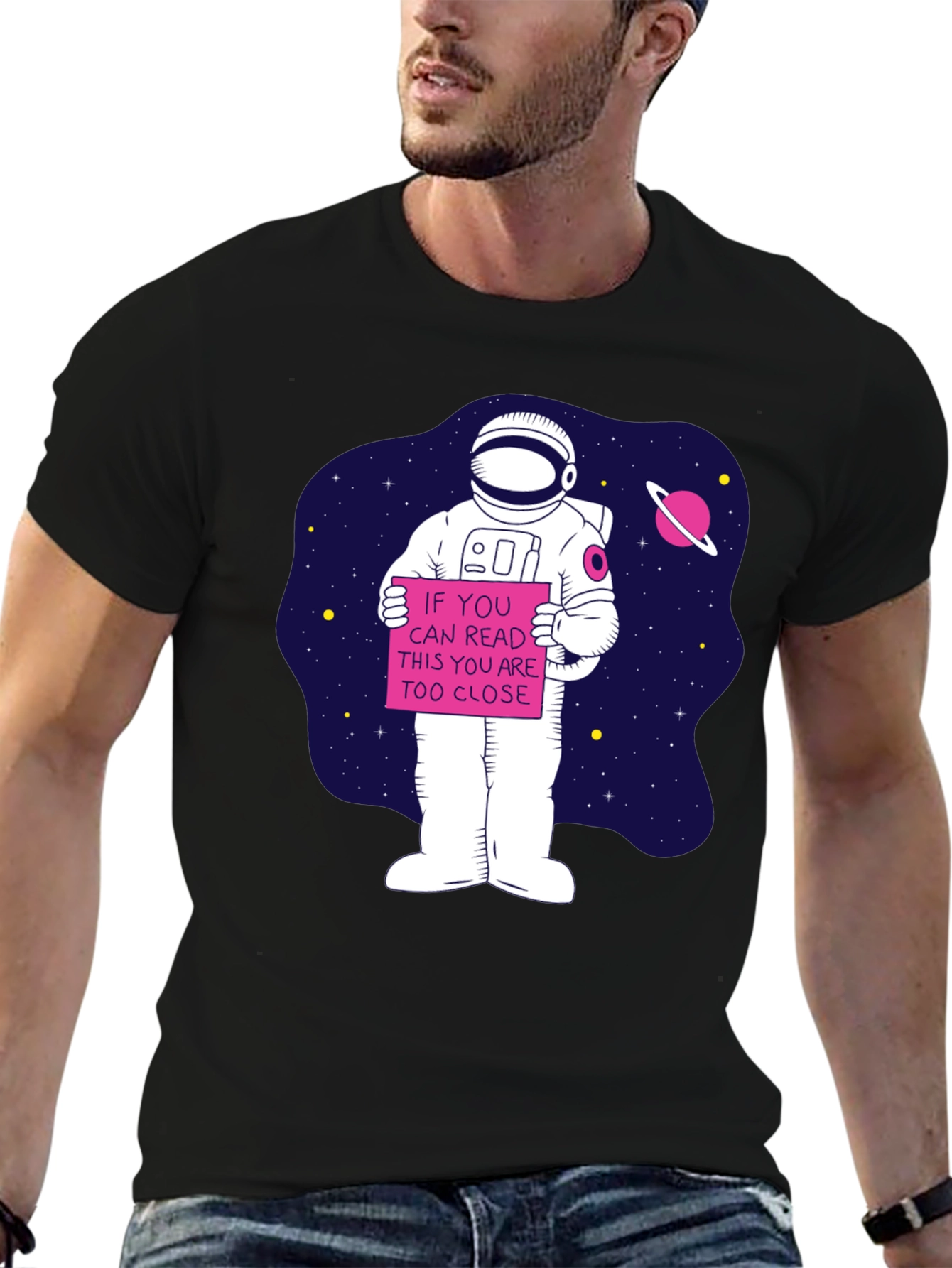 Social Distance Astronaut T-Shirt