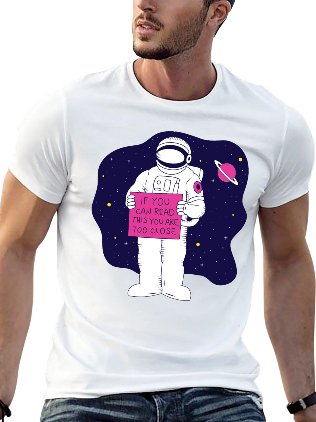 Social Distance Astronaut T-Shirt