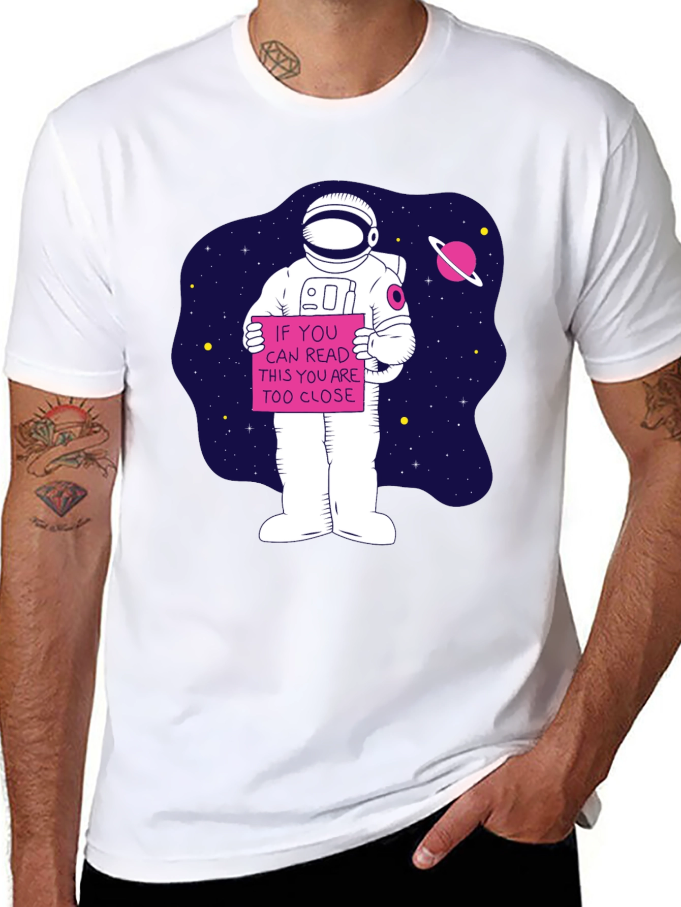 Social Distance Astronaut T-Shirt
