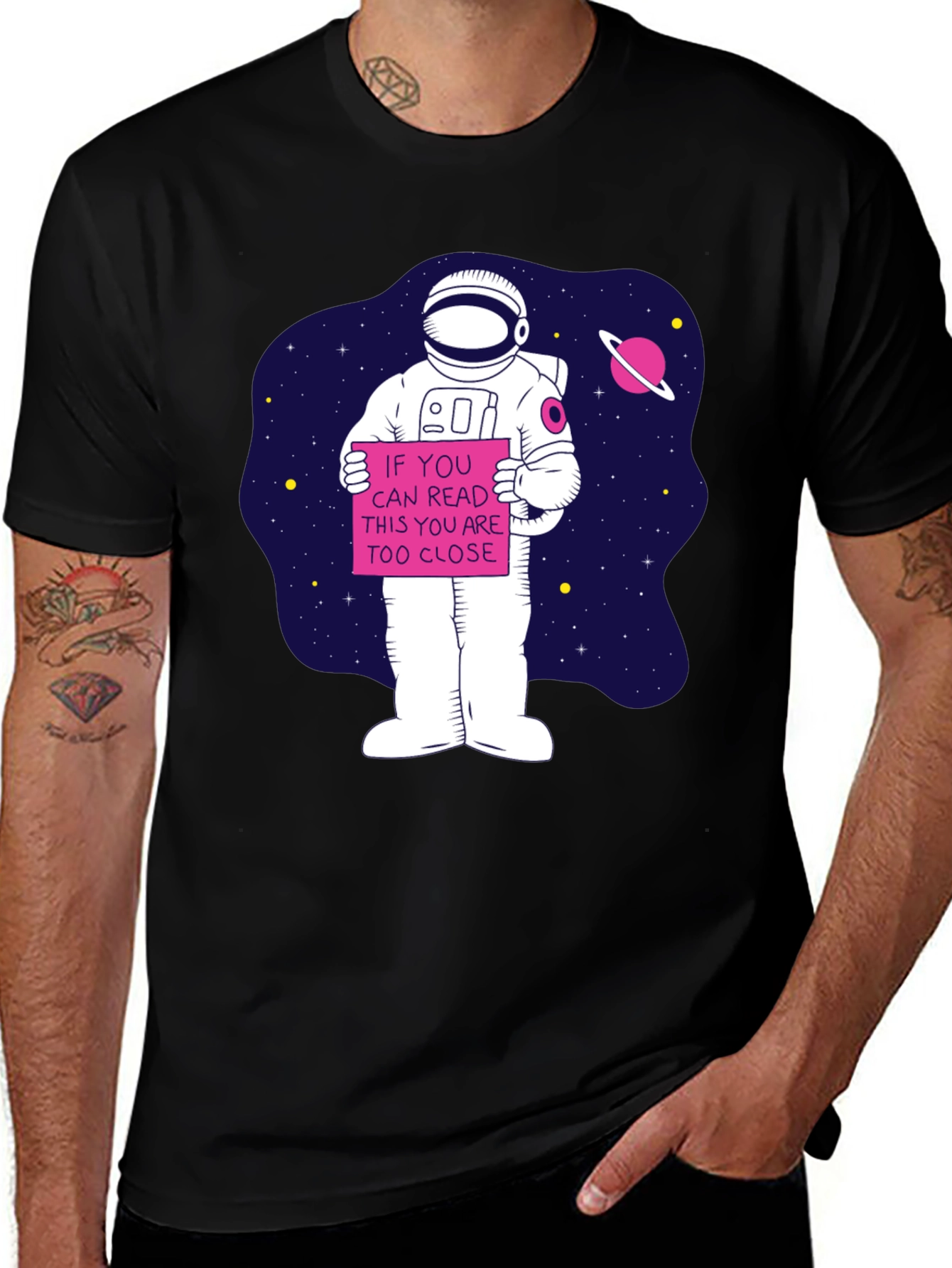 Social Distance Astronaut T-Shirt