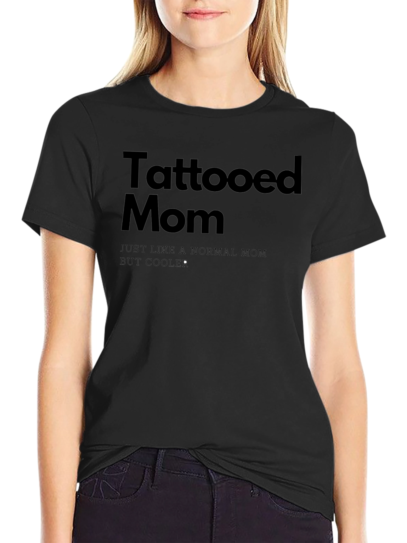 Tattooed Mom - Black T-Shirt