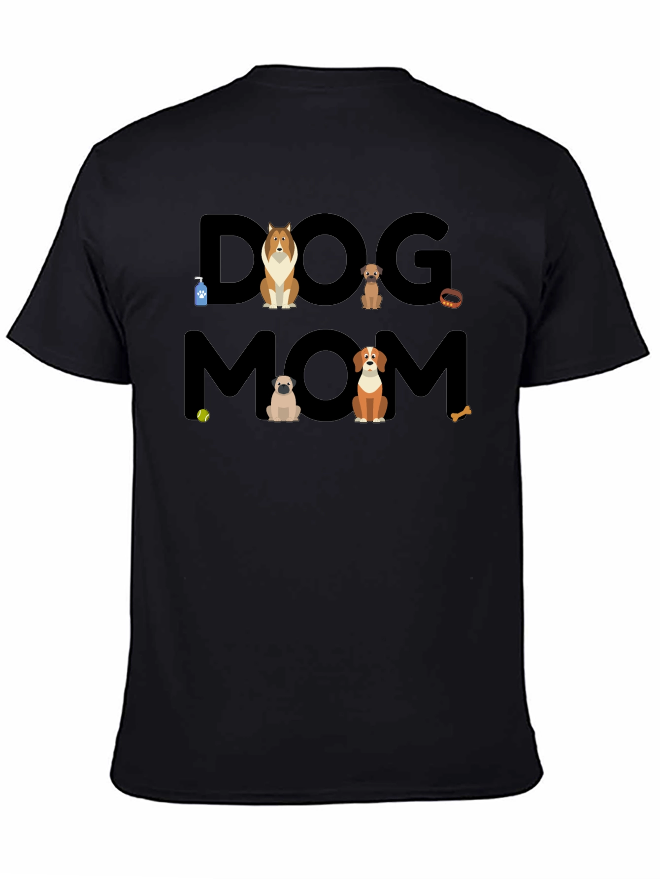 Dog Mom Graphic Tee - Cute Dog Lover Shirt