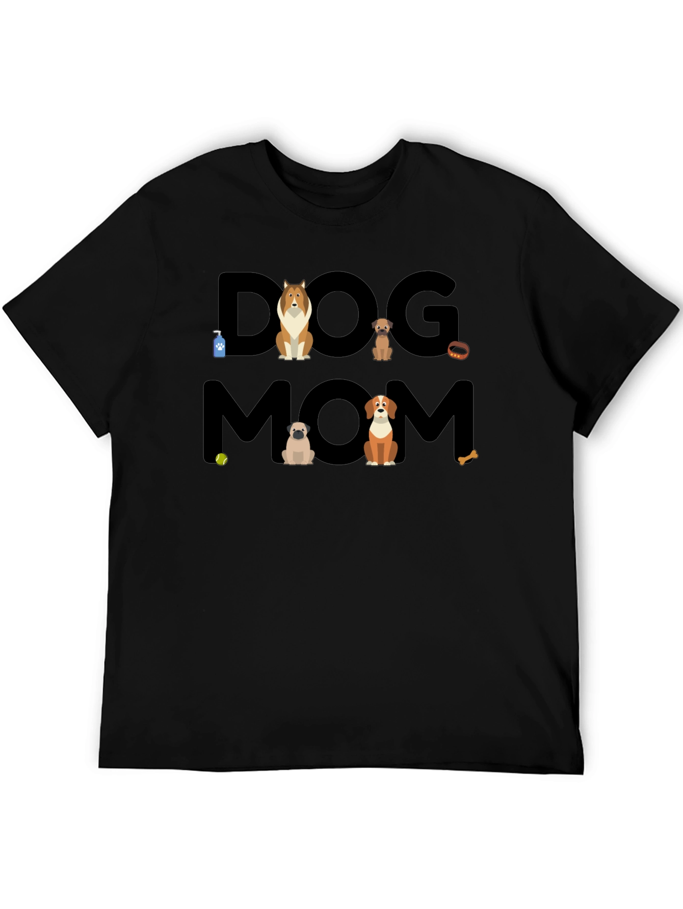 Dog Mom Graphic Tee - Cute Dog Lover Shirt