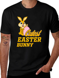 Cutest Easter Bunny Black T-Shirt