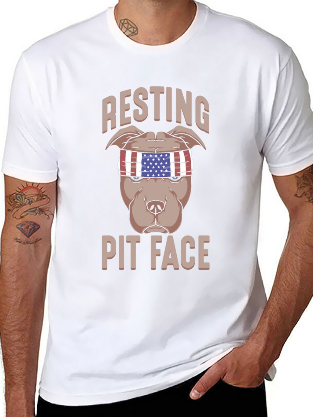 Resting Pit Face Graphic Tee