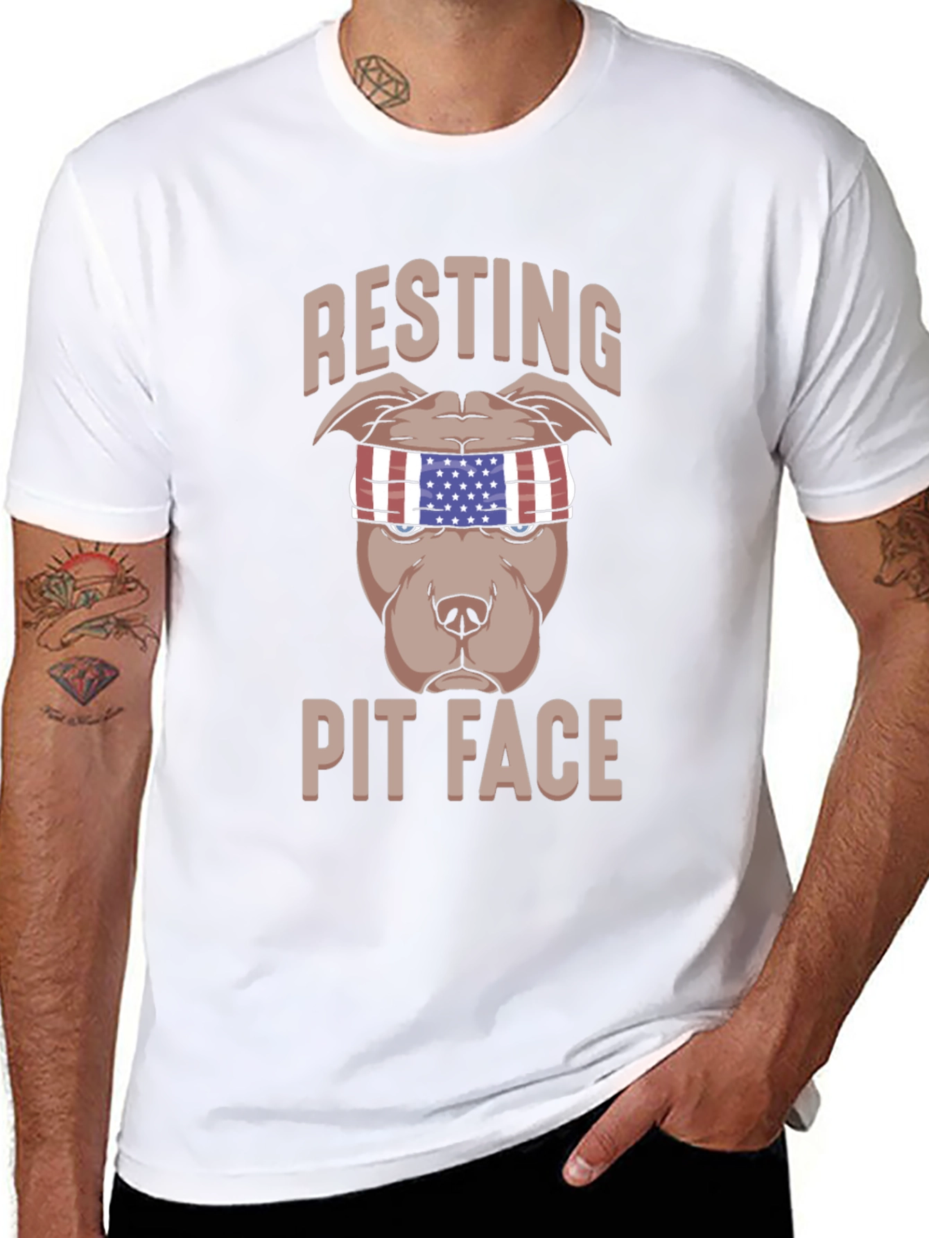 Resting Pit Face Graphic Tee