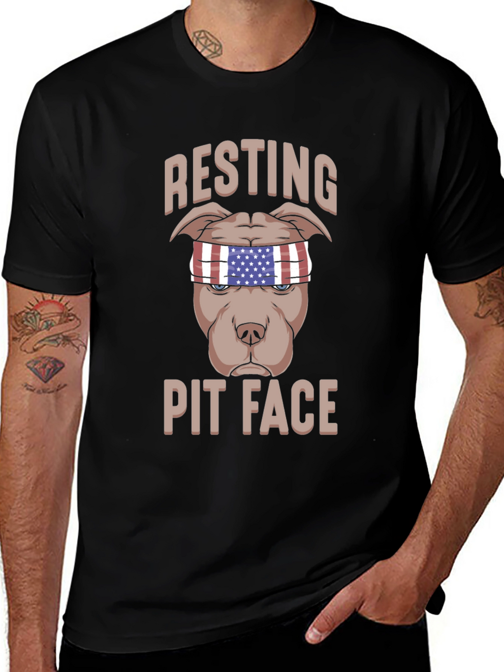 Resting Pit Face Graphic Tee