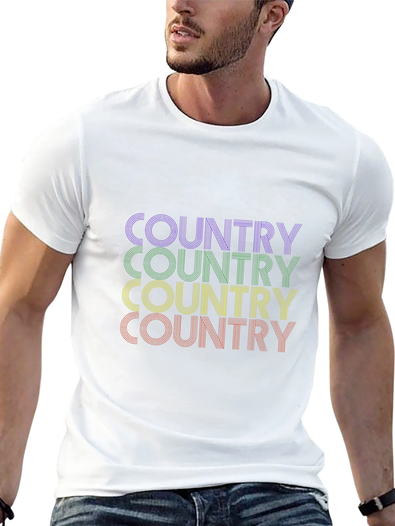 Rainbow Country T-Shirt - Stylish Graphic Tee