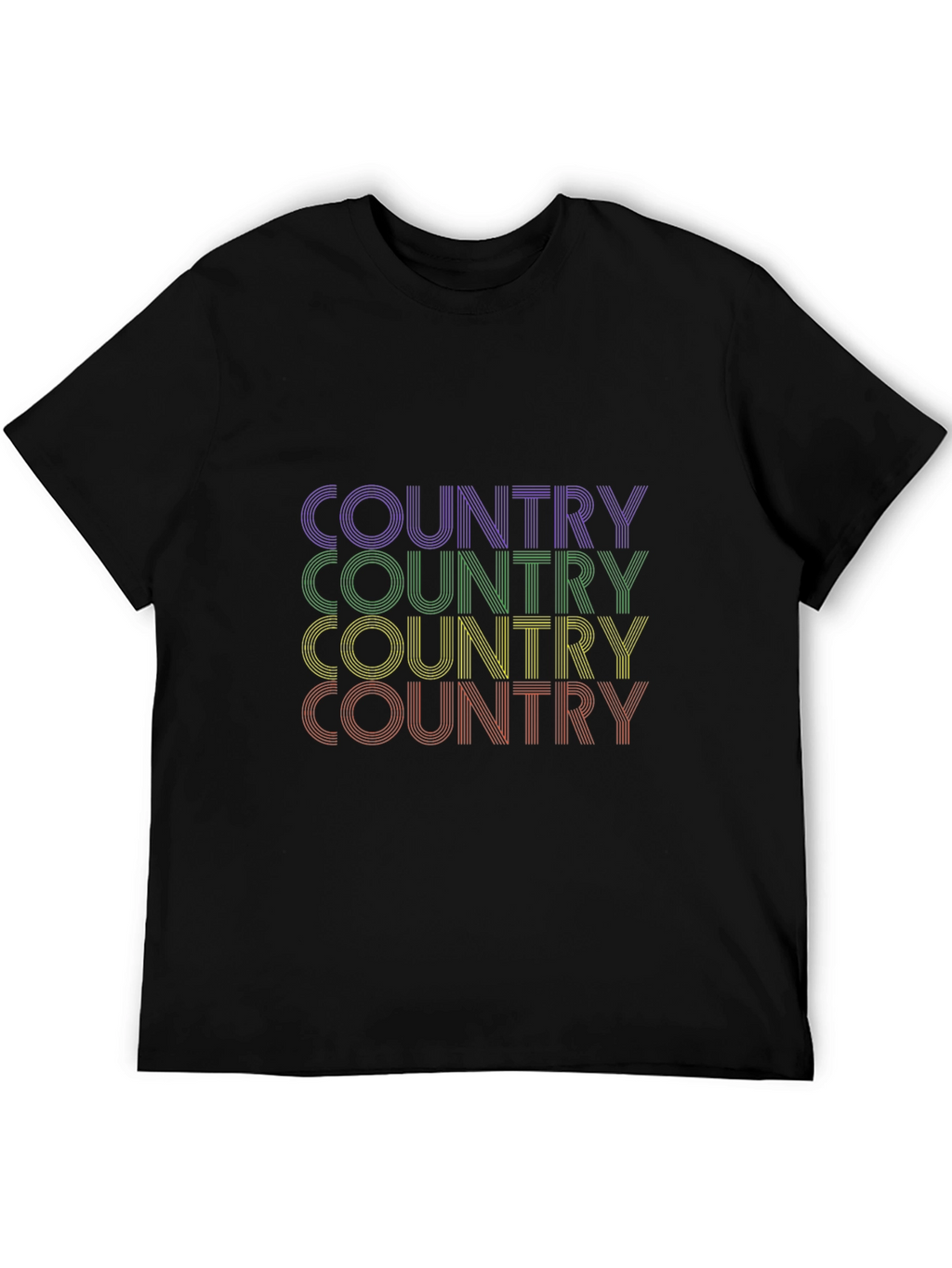 Rainbow Country T-Shirt - Stylish Graphic Tee