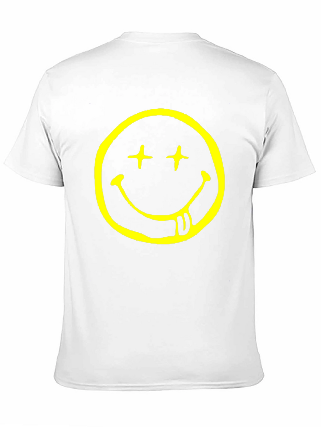 Nirvana Smiley Face Black Graphic T-Shirt