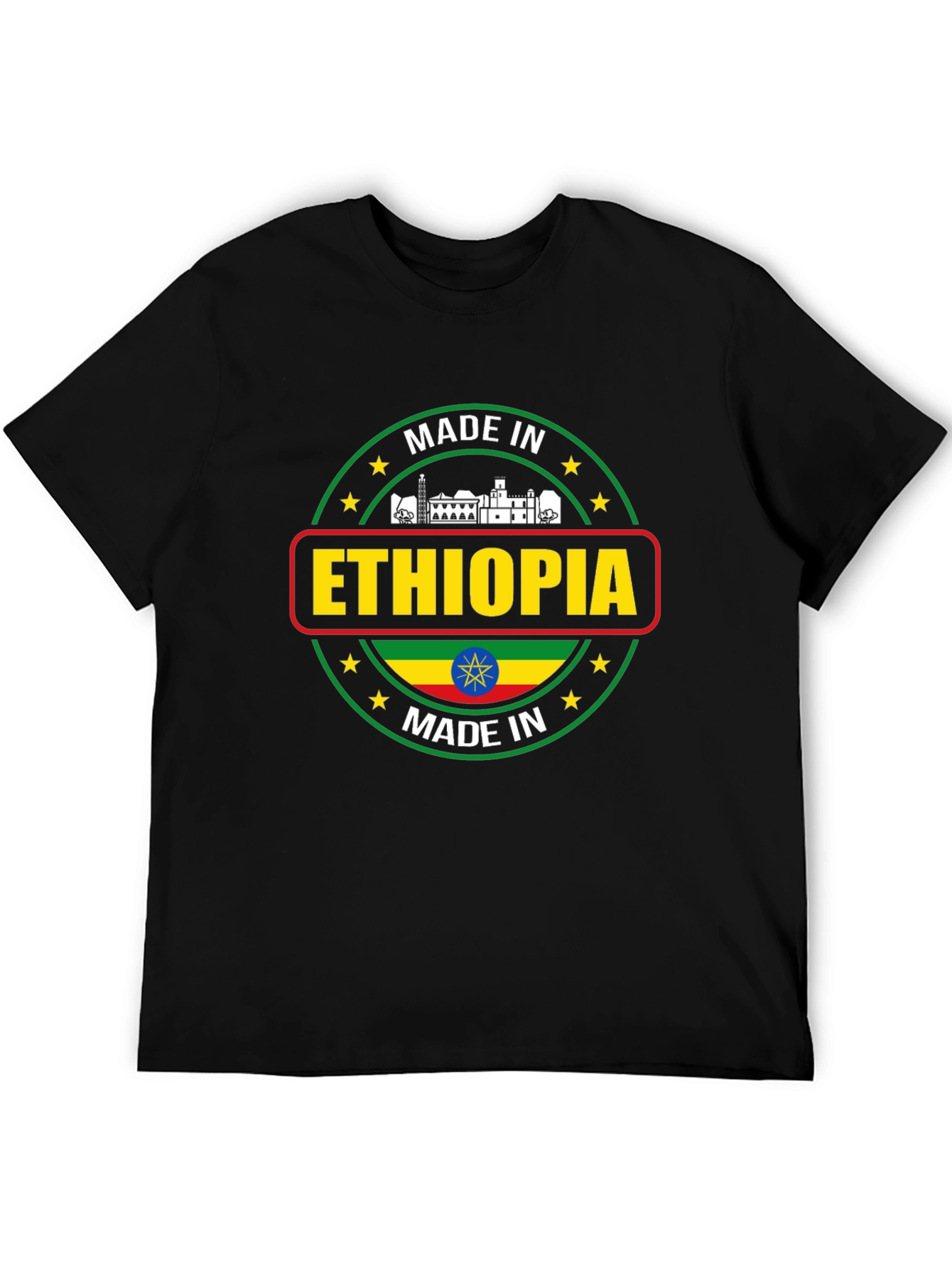 Ethiopia Pride T-Shirt - Made in Ethiopia Graphic Tee