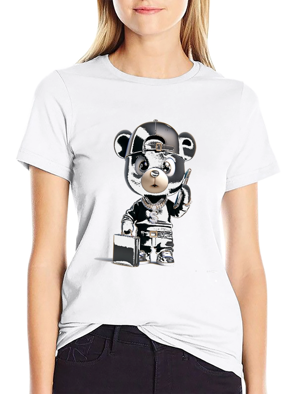 Urban Bear Graphic Tee - Street Style