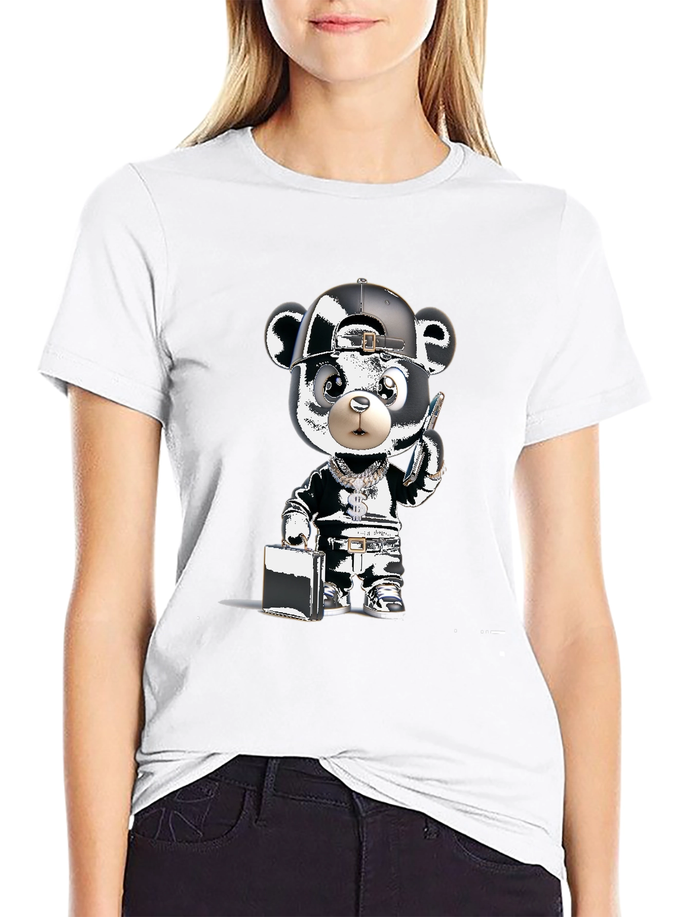Urban Bear Graphic Tee - Street Style