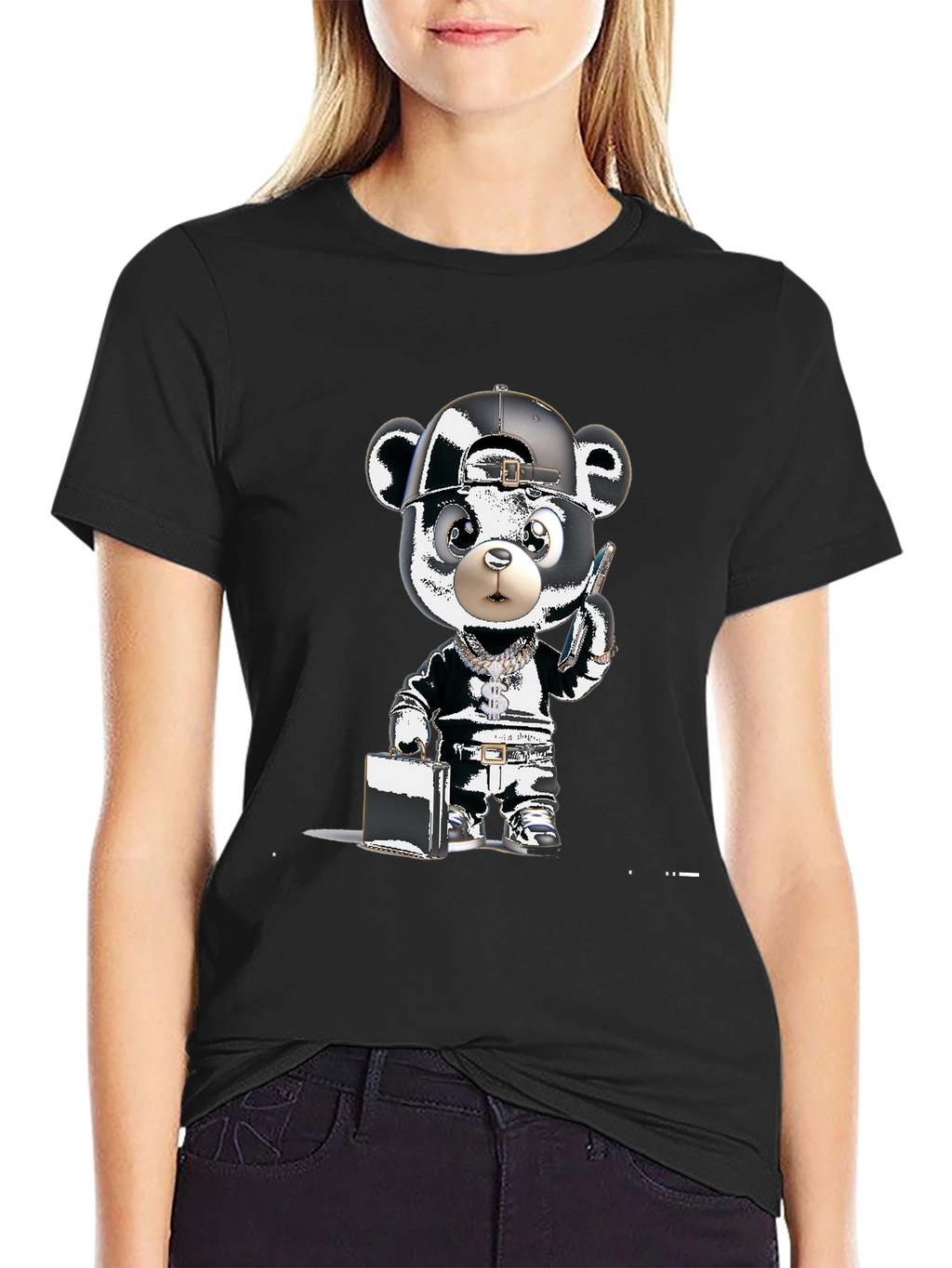 Urban Bear Graphic Tee - Street Style