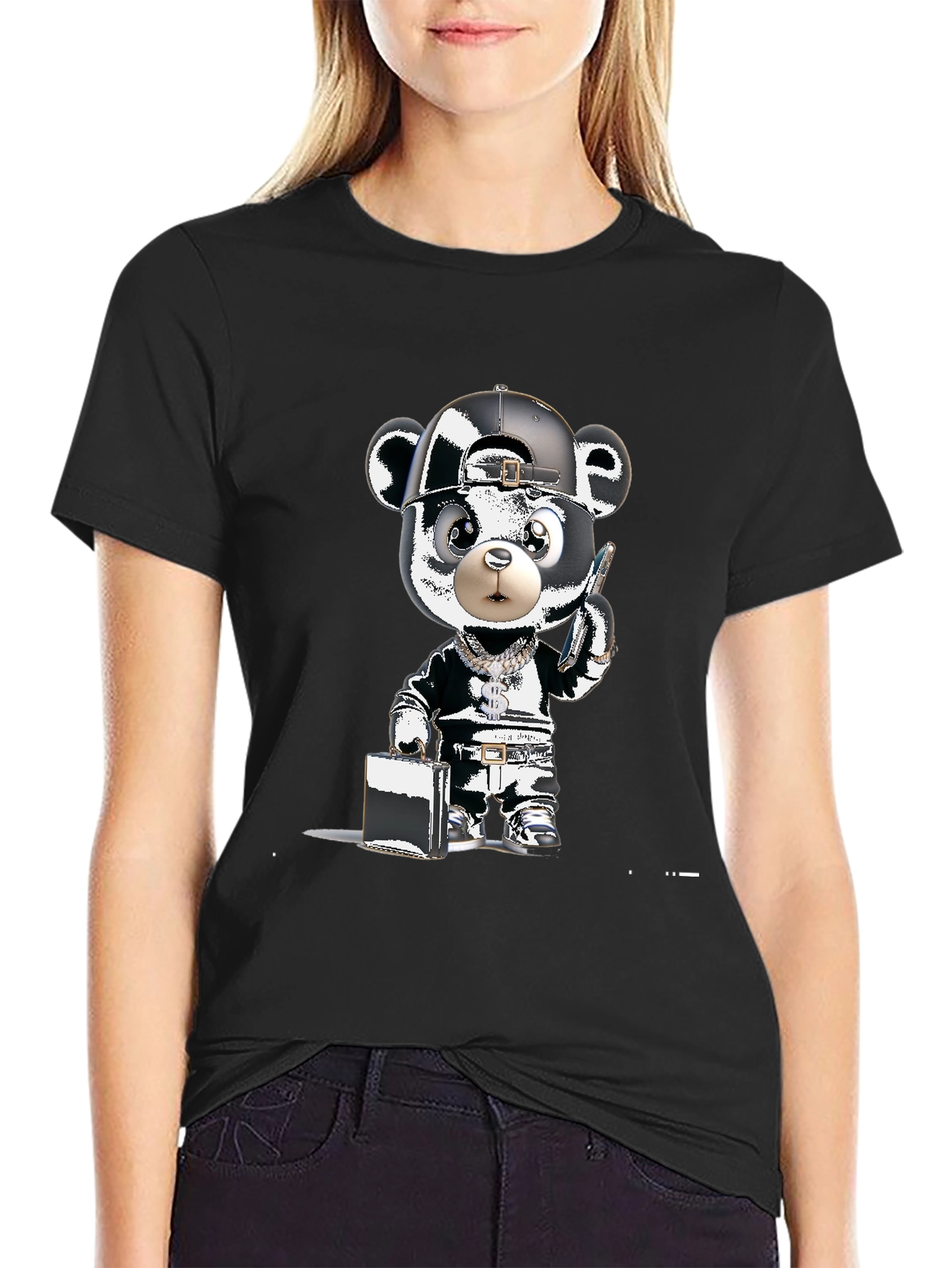 Urban Bear Graphic Tee - Street Style
