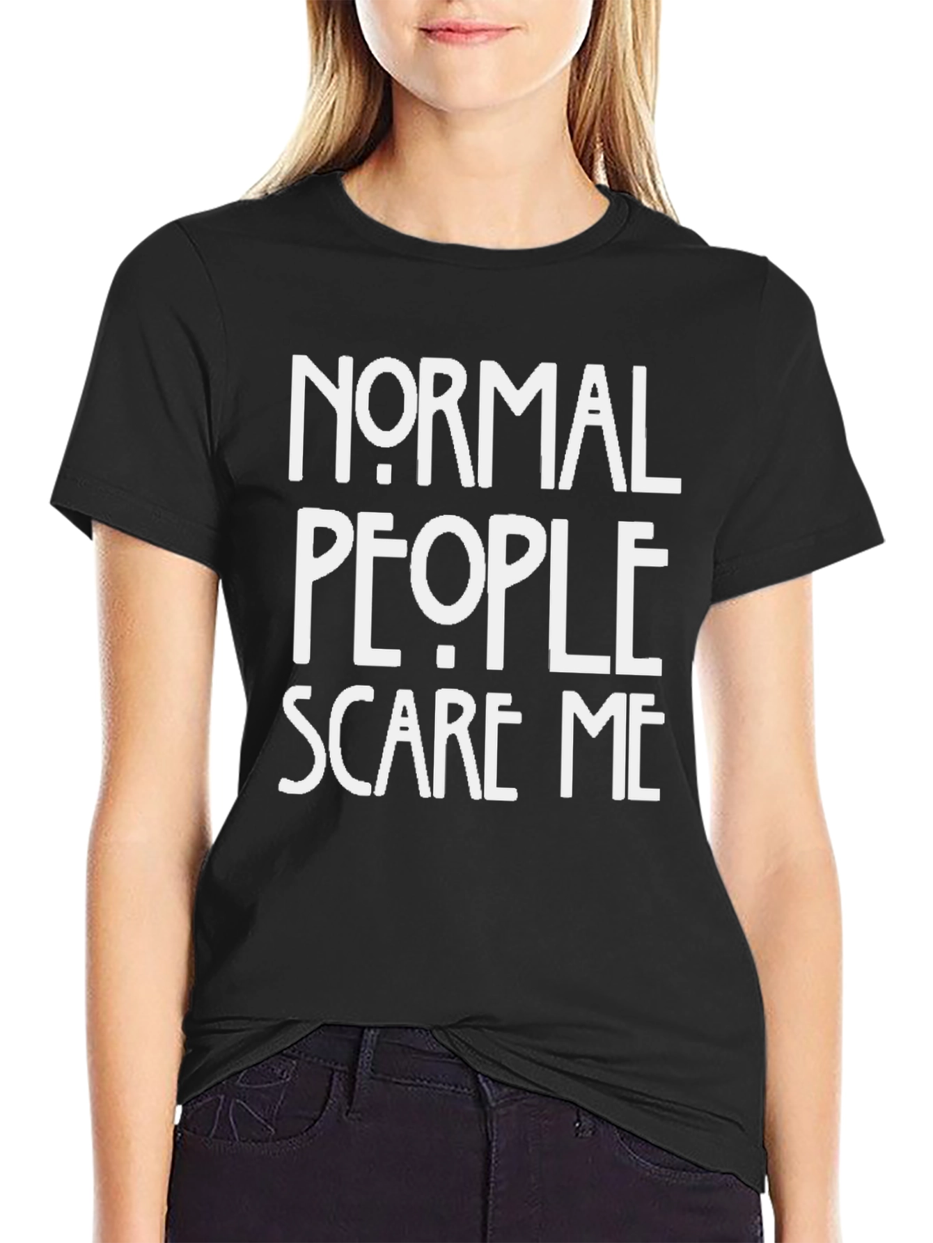 Normal People Scare Me Graphic Tee
