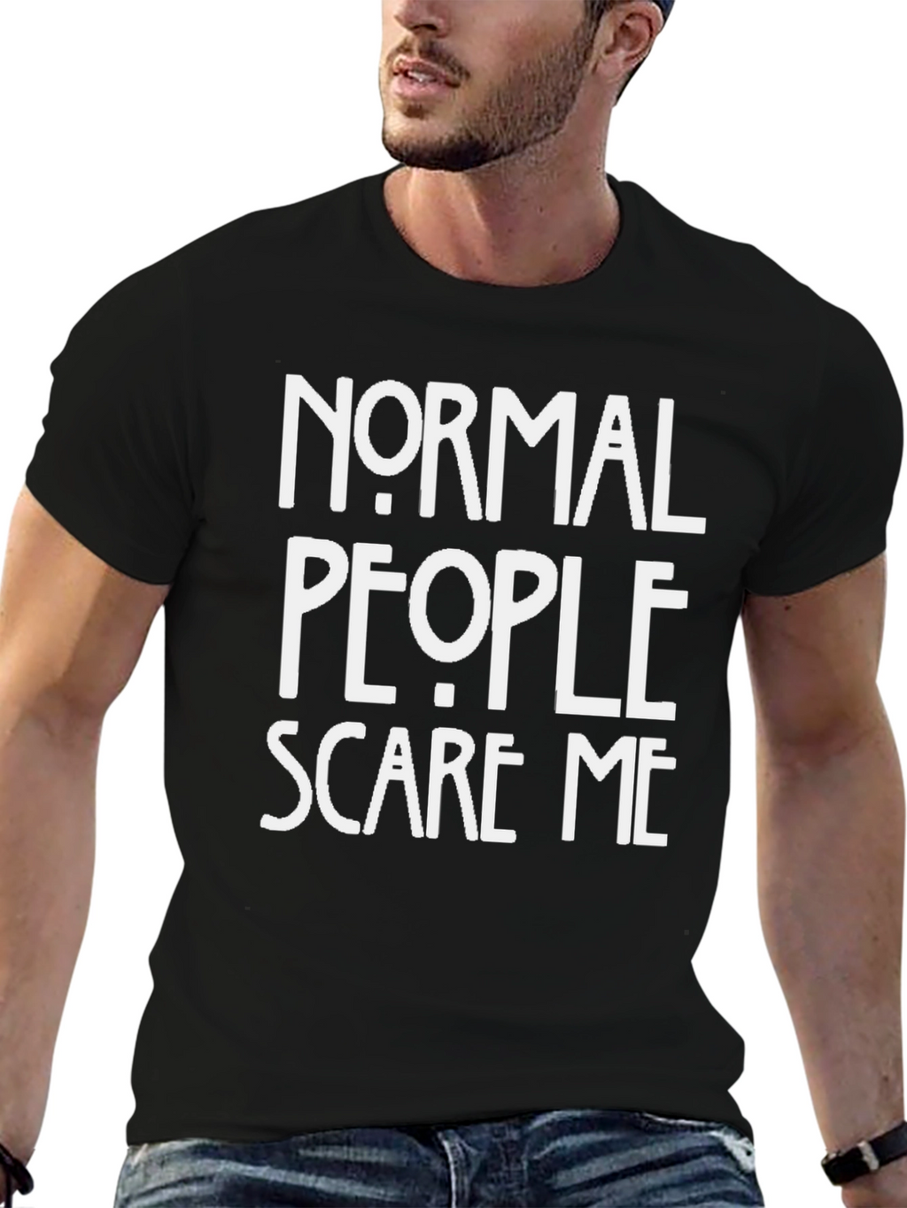 Normal People Scare Me Graphic Tee