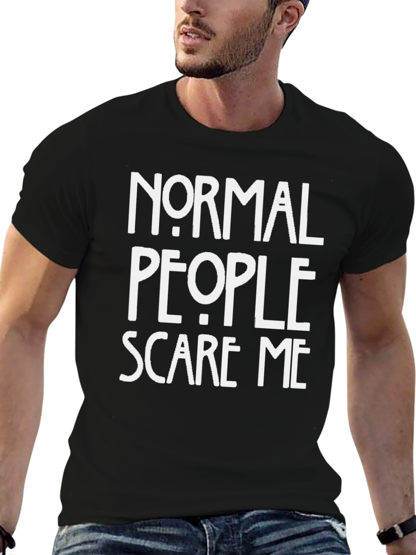 Normal People Scare Me Graphic Tee