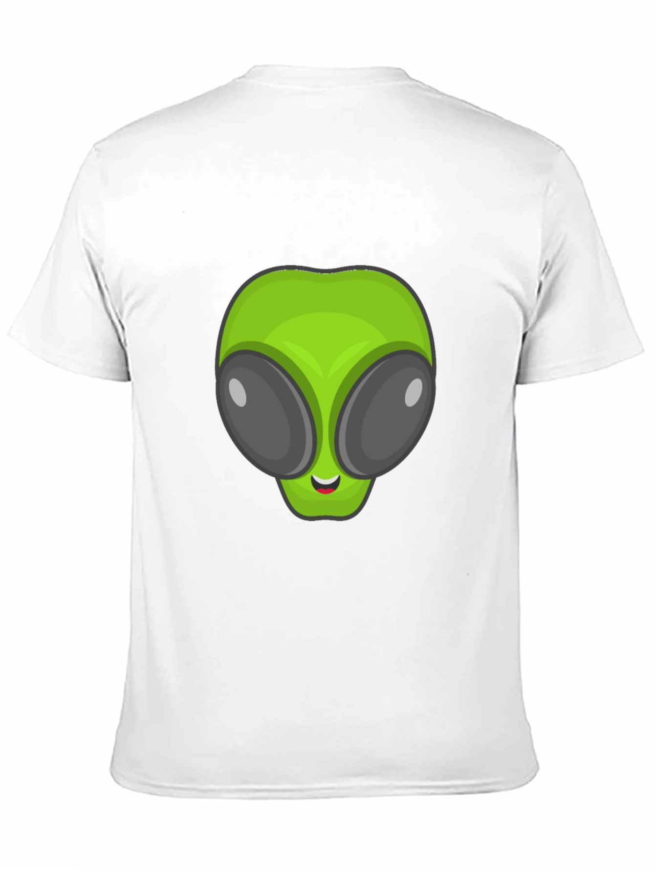 Alien Head Graphic Black T-Shirt