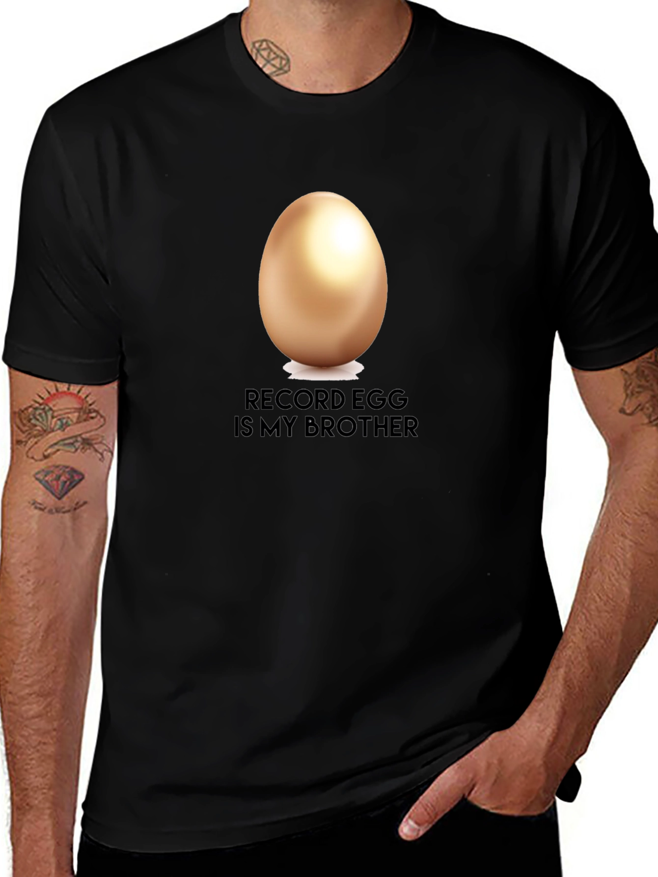 Record Egg Brother Novelty T-Shirt