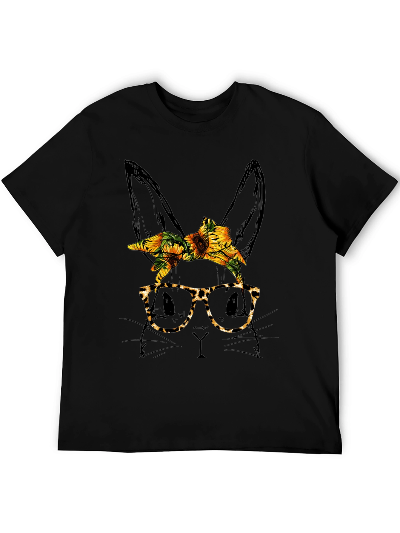 Bunny Sunflower Bandana T-Shirt
