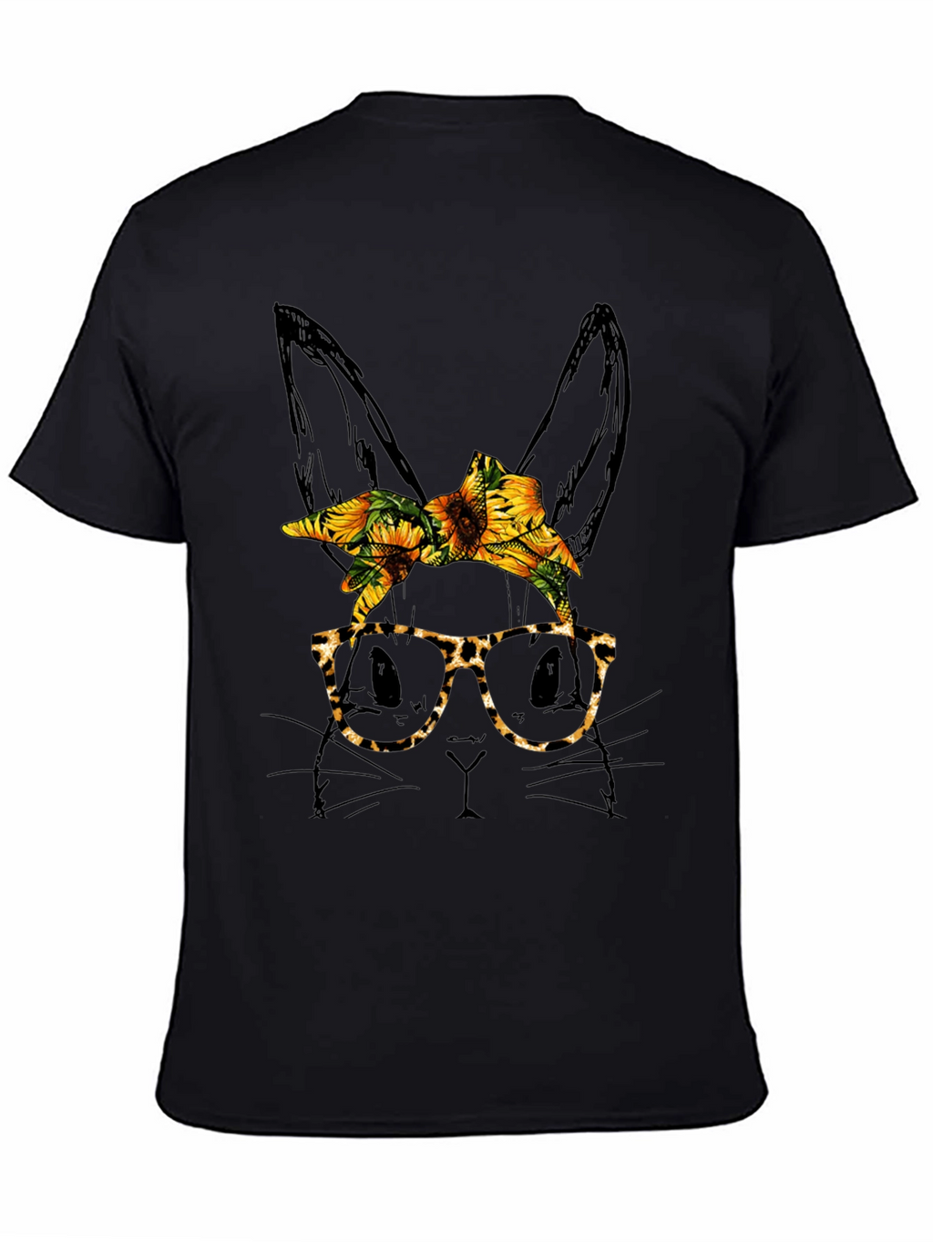 Bunny Sunflower Bandana T-Shirt