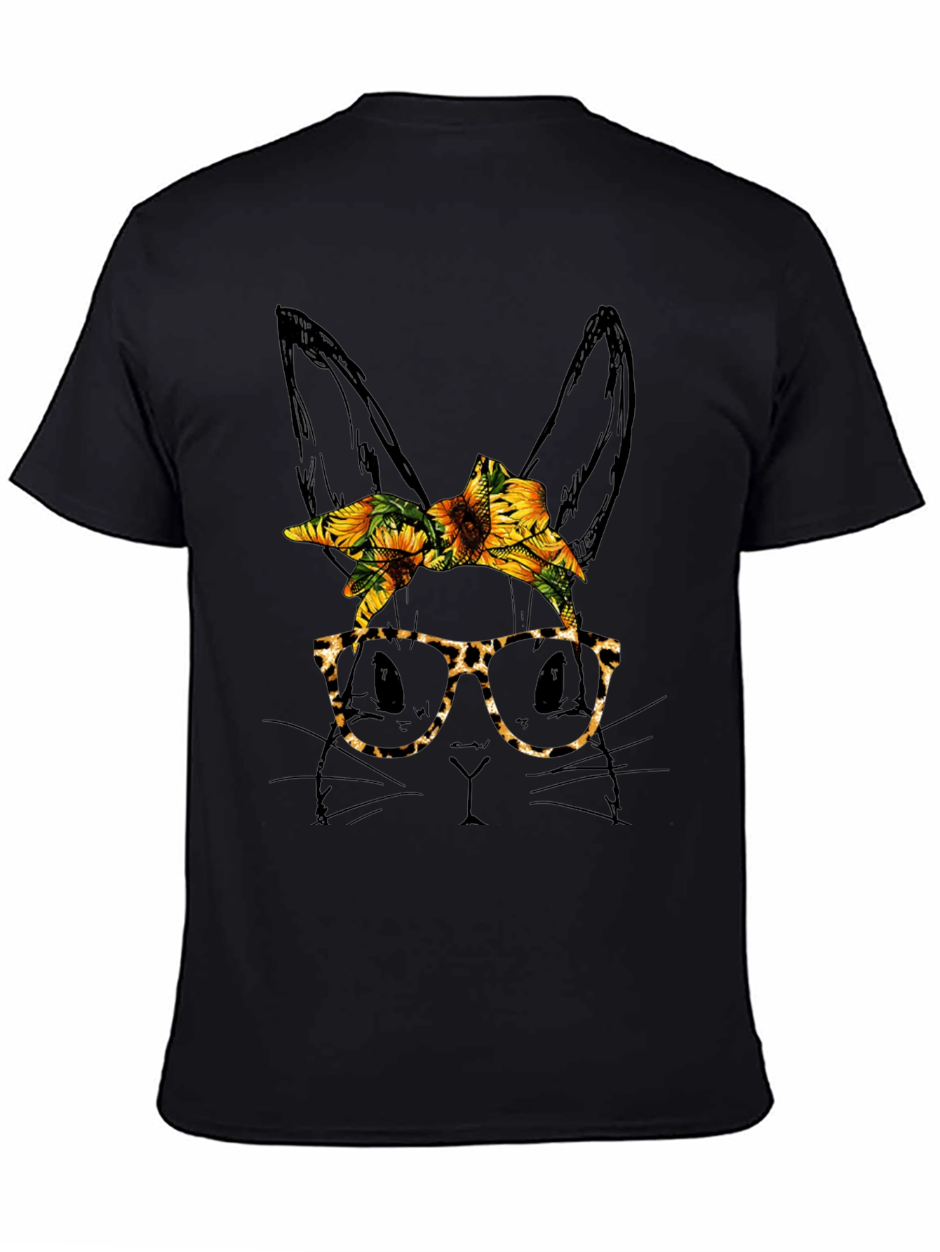 Bunny Sunflower Bandana T-Shirt
