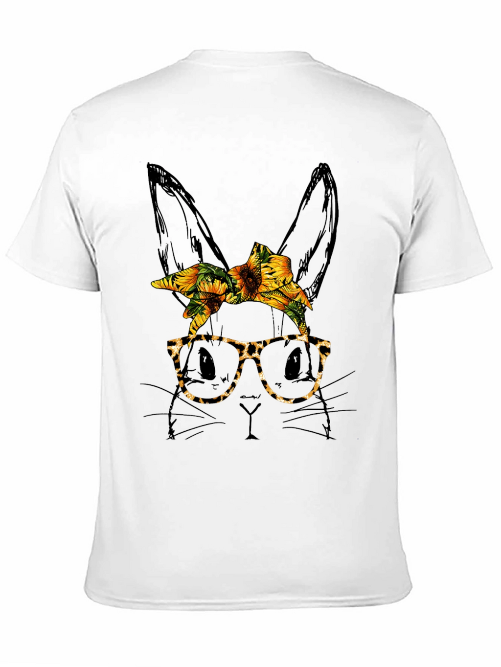 Bunny Sunflower Bandana T-Shirt