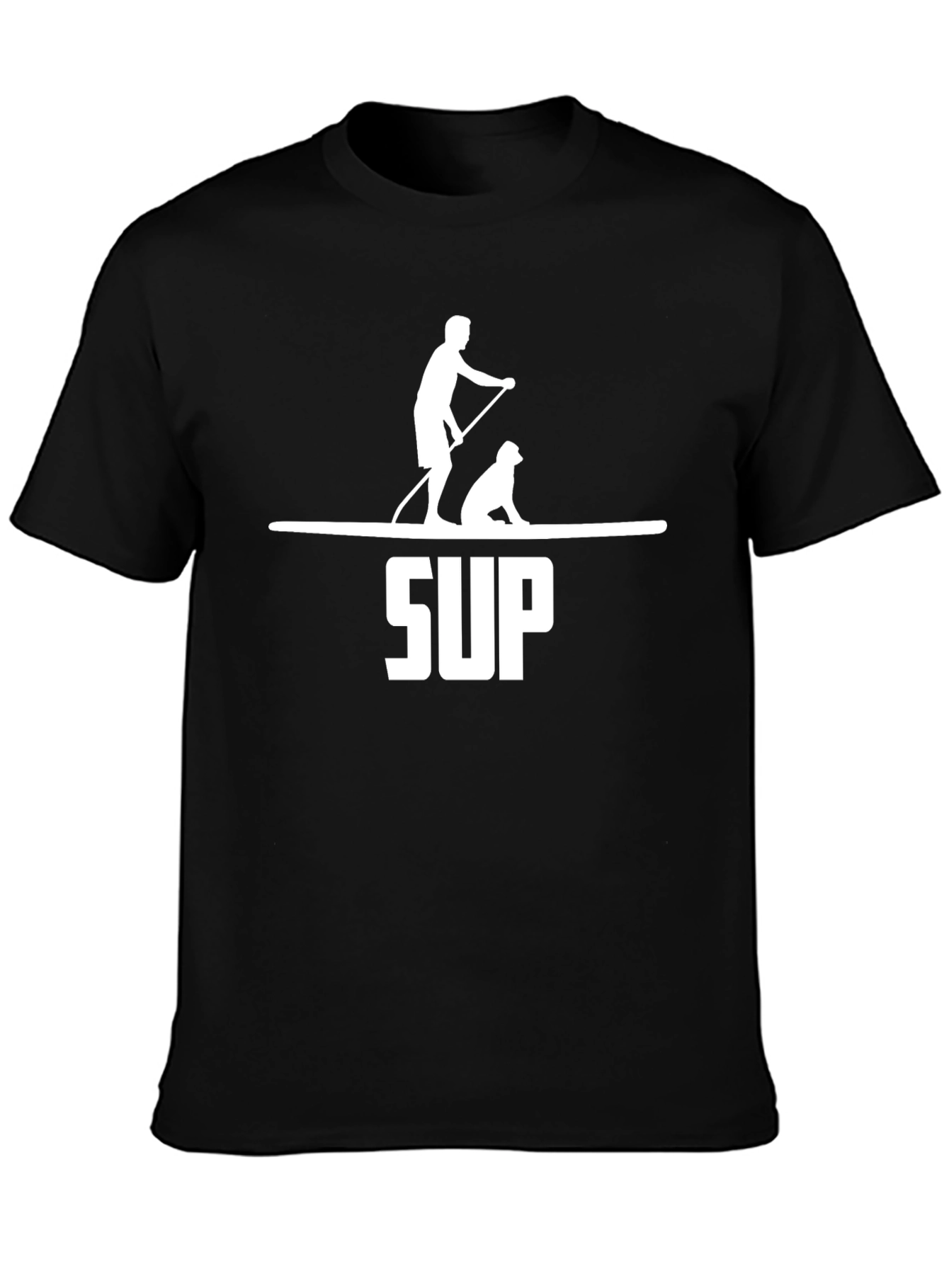 SUP Paddleboard T-Shirt - Stand Up Paddle Dog Tee
