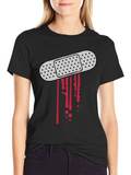 Bandage Bloody Graphic T-Shirt
