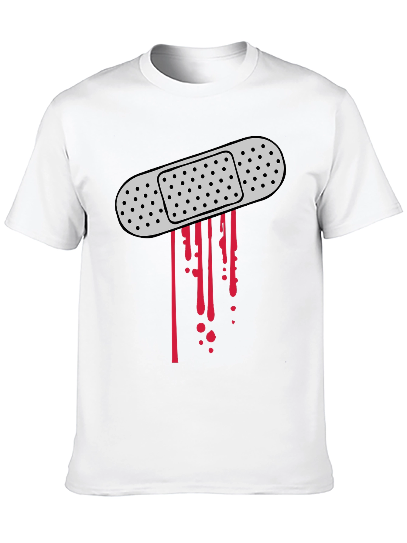 Bandage Bloody Graphic T-Shirt