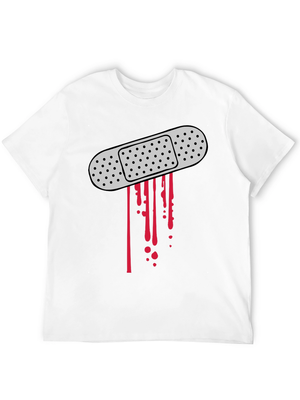 Bandage Bloody Graphic T-Shirt