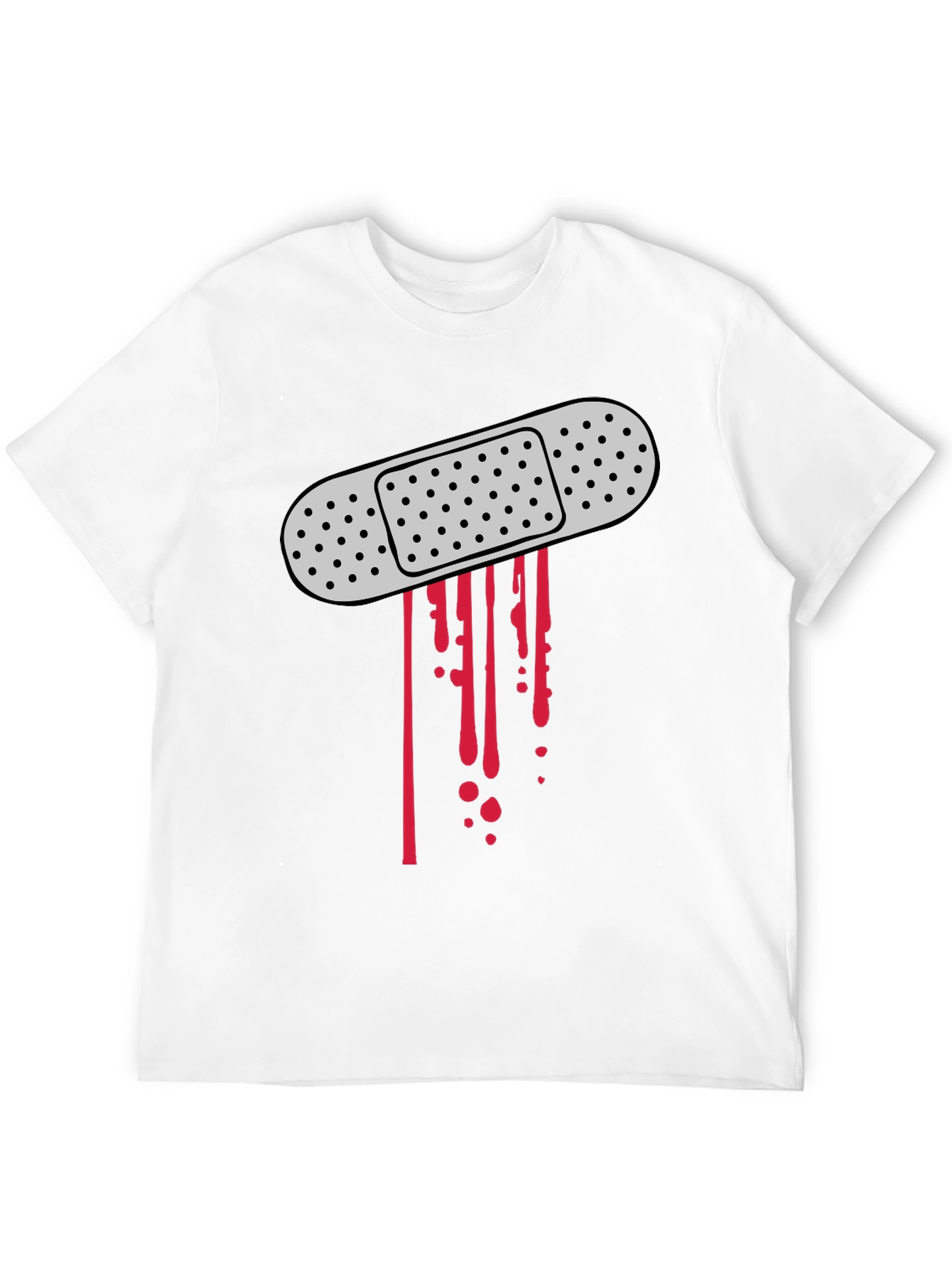 Bandage Bloody Graphic T-Shirt