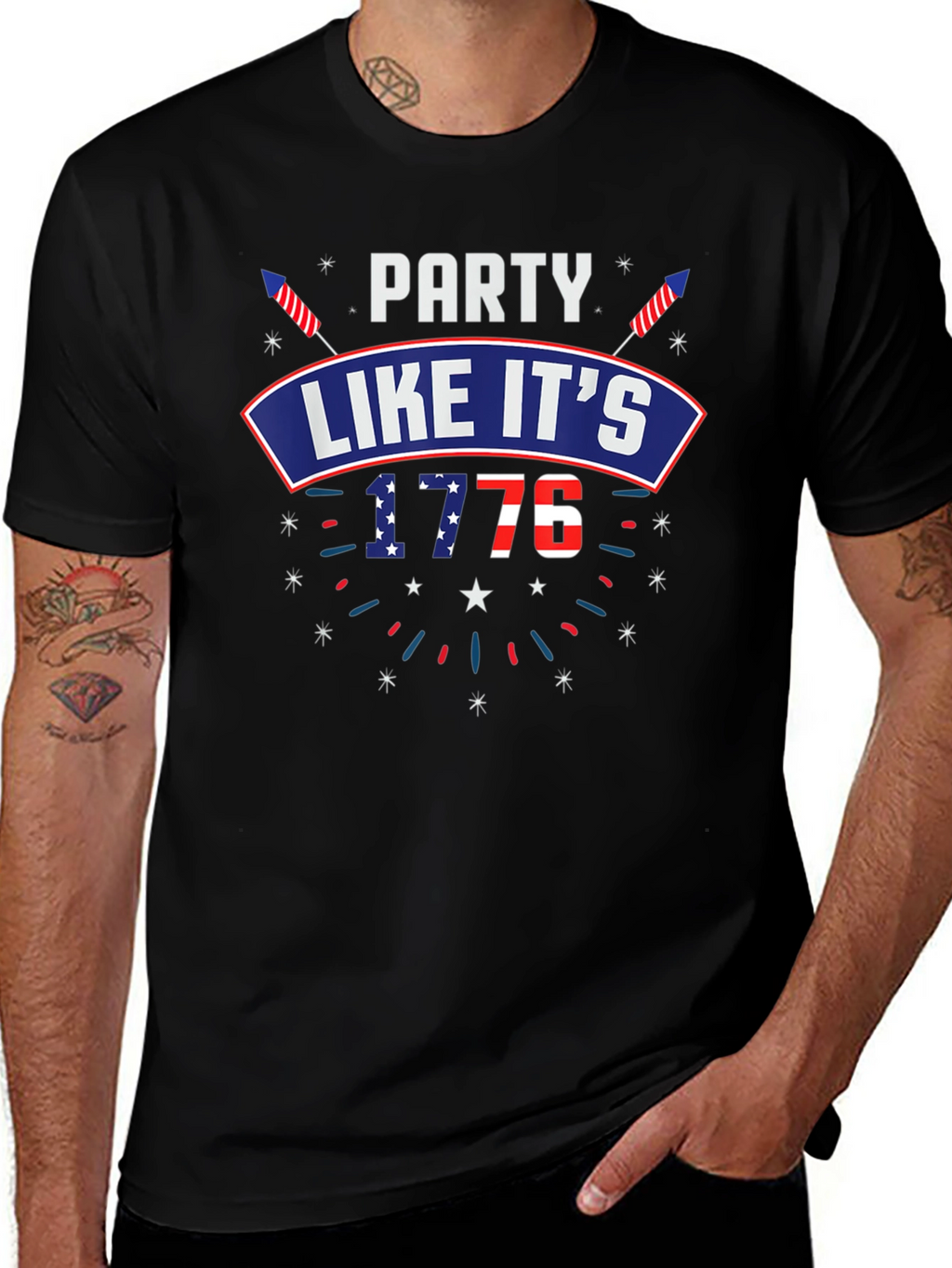 Party Like Its 1776 Patriotic Graphic Tee