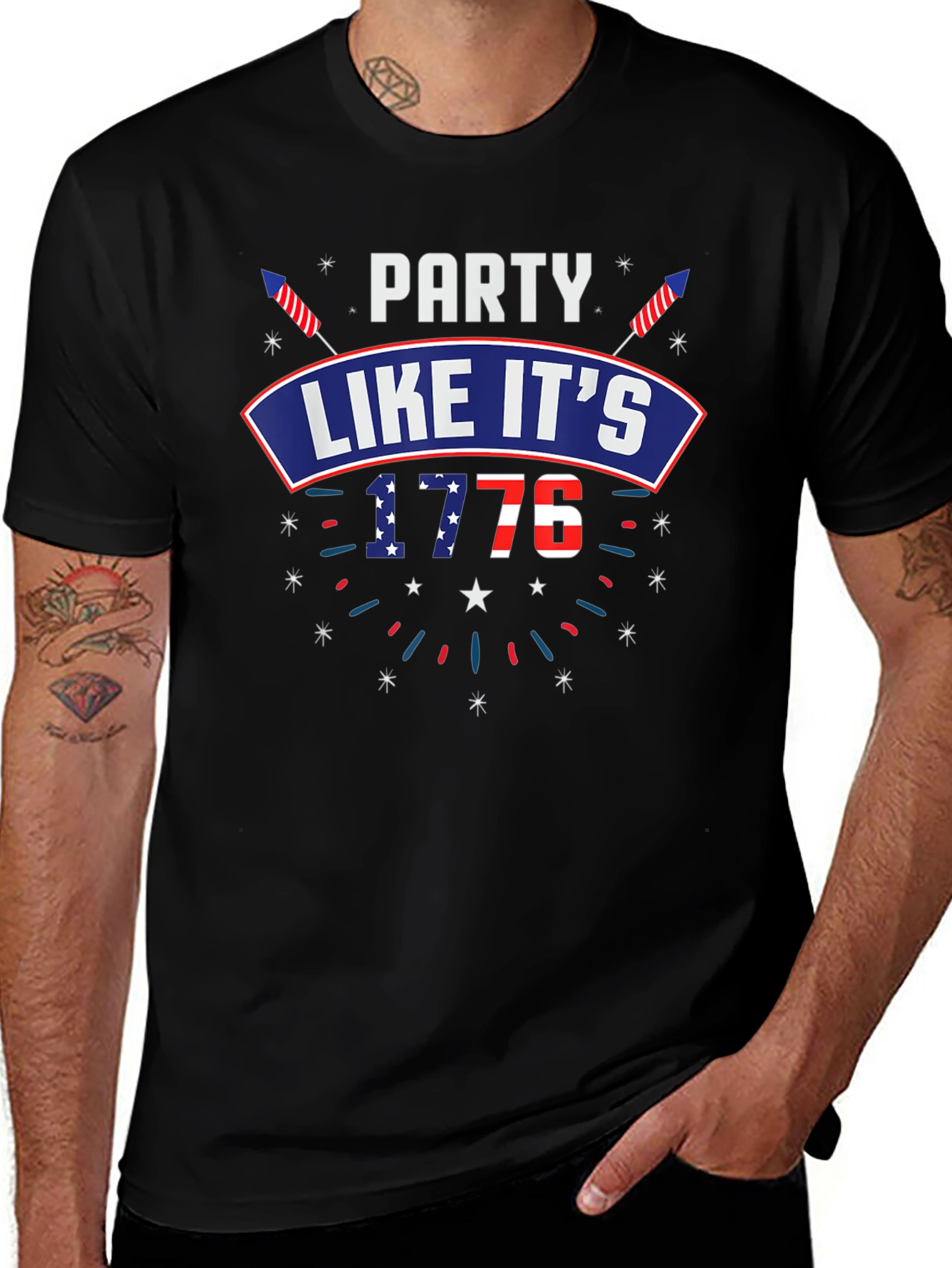 Party Like Its 1776 Patriotic Graphic Tee